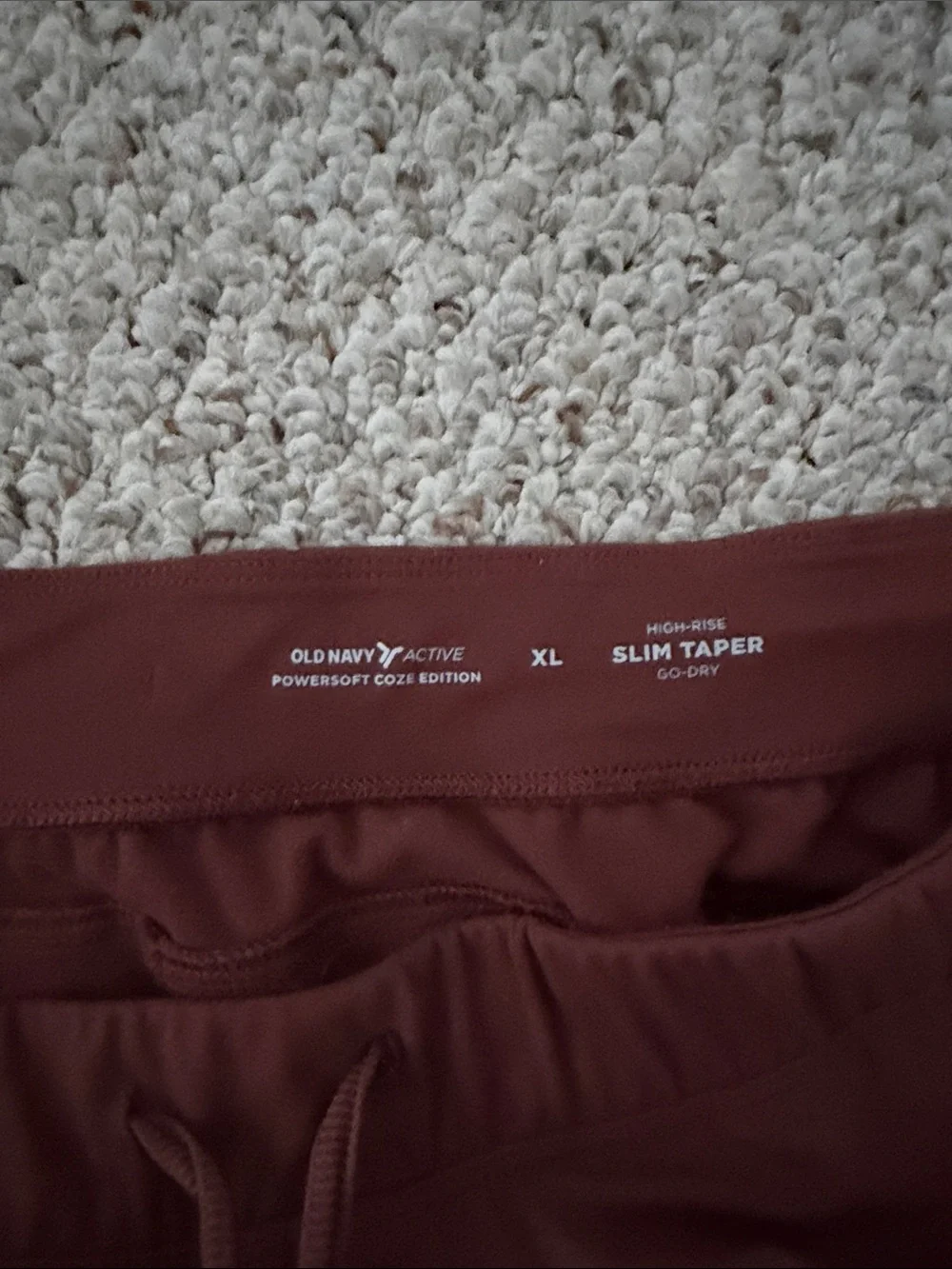 Old Navy Women's Cropped Drawstring Pants - Rich Brown